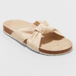 Universal Thread Junie Knotted Footbed Sandals NWT